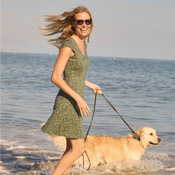 Toad&Co Teal Rosemarie Dress - Picture 9 of 9